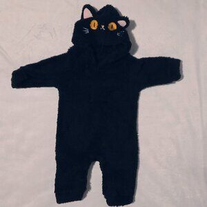 1-3 Month Black Cat Costume NWB